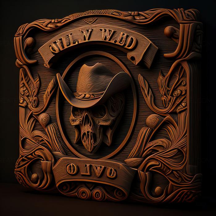 نموذج ثلاثي الأبعاد لآلة CNC ألعاب لعبة St Outlaws of the Old West